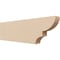 Ekena Millwork 2in. W x 6in. H x 20in. L Ridgewood Woodgrain TimberThane Rafter Tail, Primed Tan RFTUR02X06X20RIDRCPR - alternate 1